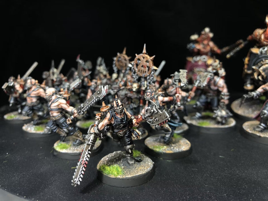 Painted Warhammer 40K World Eaters Army