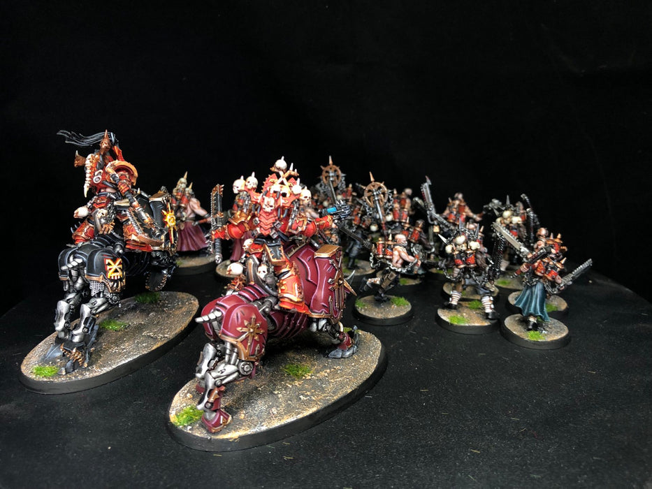 Painted Warhammer 40K World Eaters Army