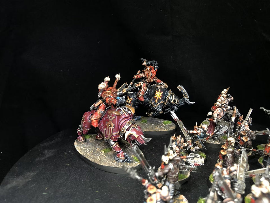 Painted Warhammer 40K World Eaters Army