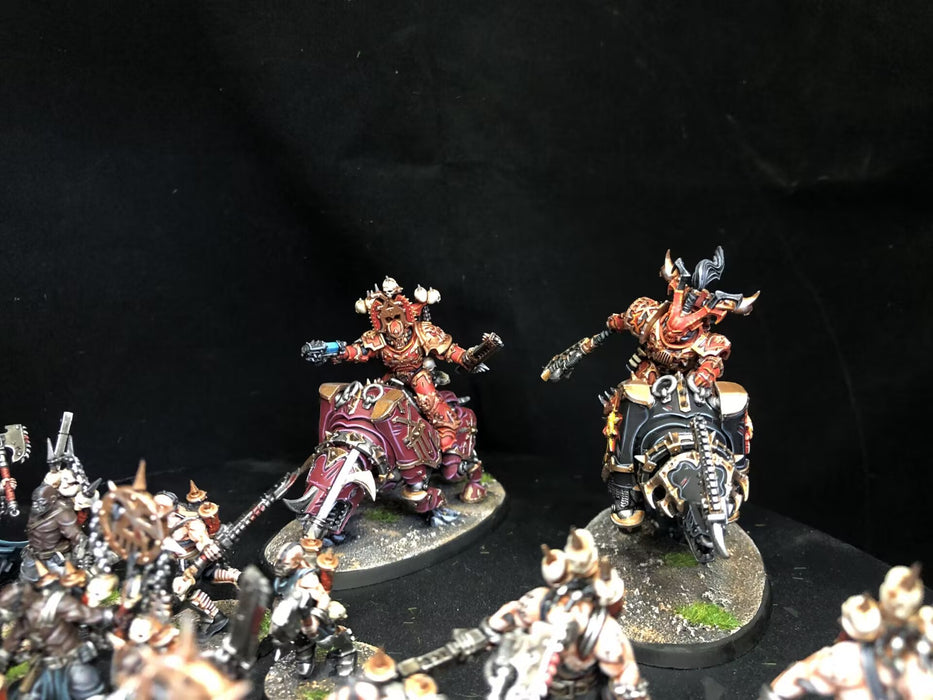 Painted Warhammer 40K World Eaters Army