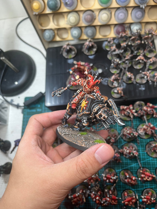 Painted Warhammer 40K World Eaters Army