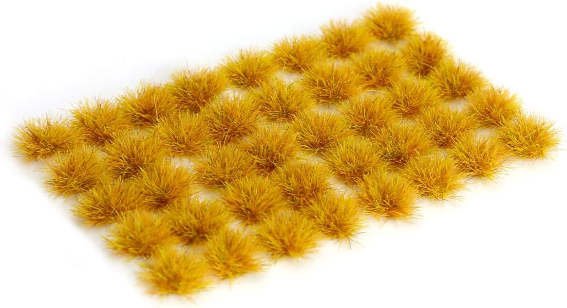 Jucoci Static Miniature Grass Tufts (Wild Withered Yellow)