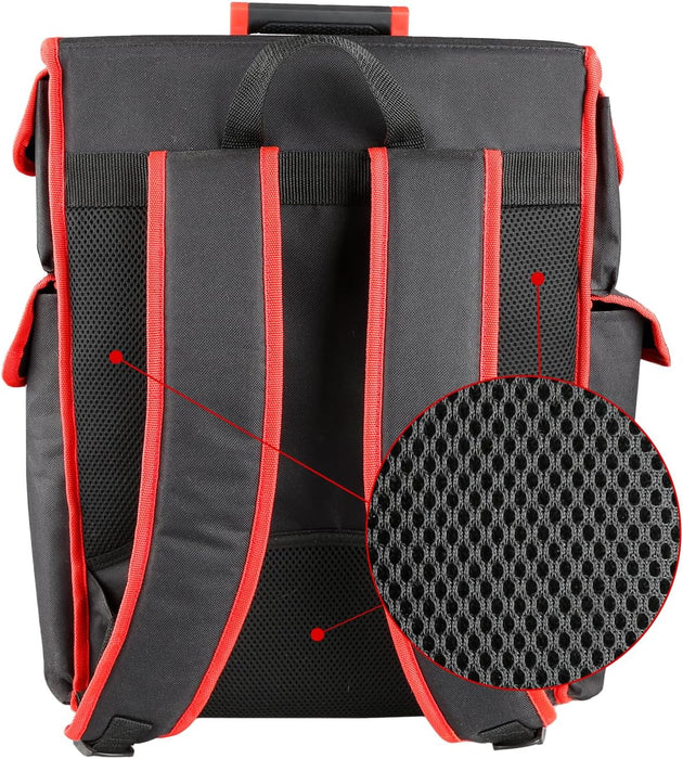 Breathable and comfortable back pad.