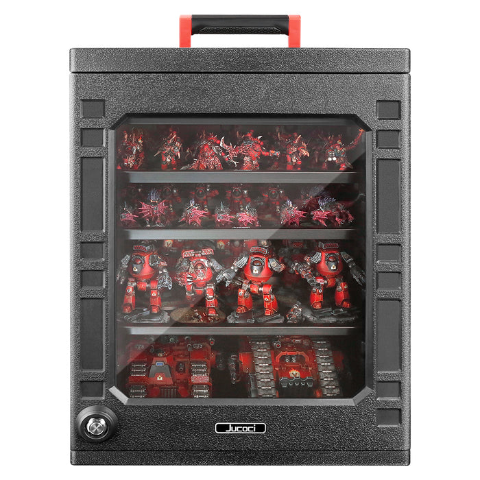 Includes 5 metal trays, plenty of space to accommodate your miniatures.