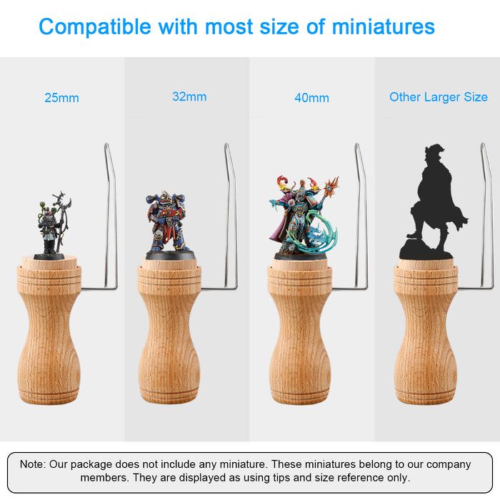 Compatible with most size of miniatures: 25mm, 32mm, 40mm, other larger size.