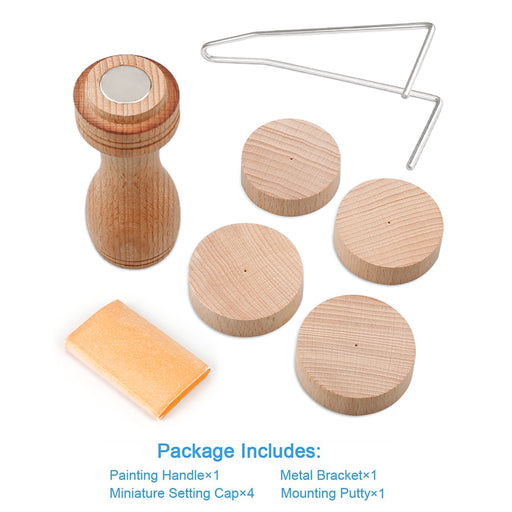 Includes 4 pcs of miniature setting cap, easy to switch.