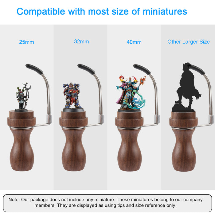 Compatible with most size of miniatures.