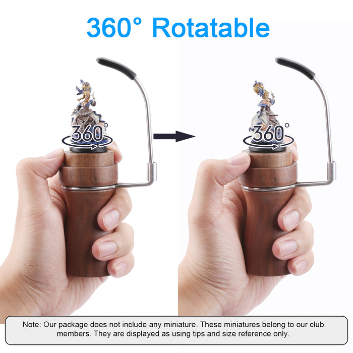 360° Rotatable miniature setting cap allow you to adjust your painting position easily.
