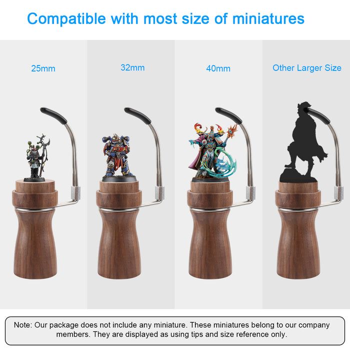 Compatible with most size of miniatures.