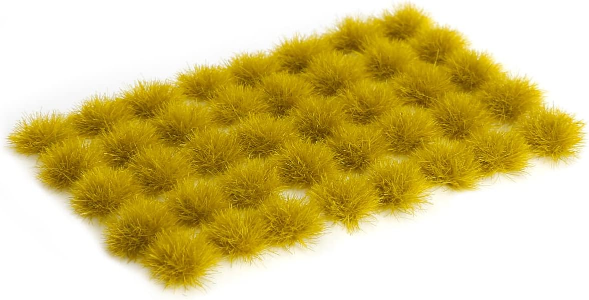 Jucoci Static Miniature Grass Tufts (Autumn Green)