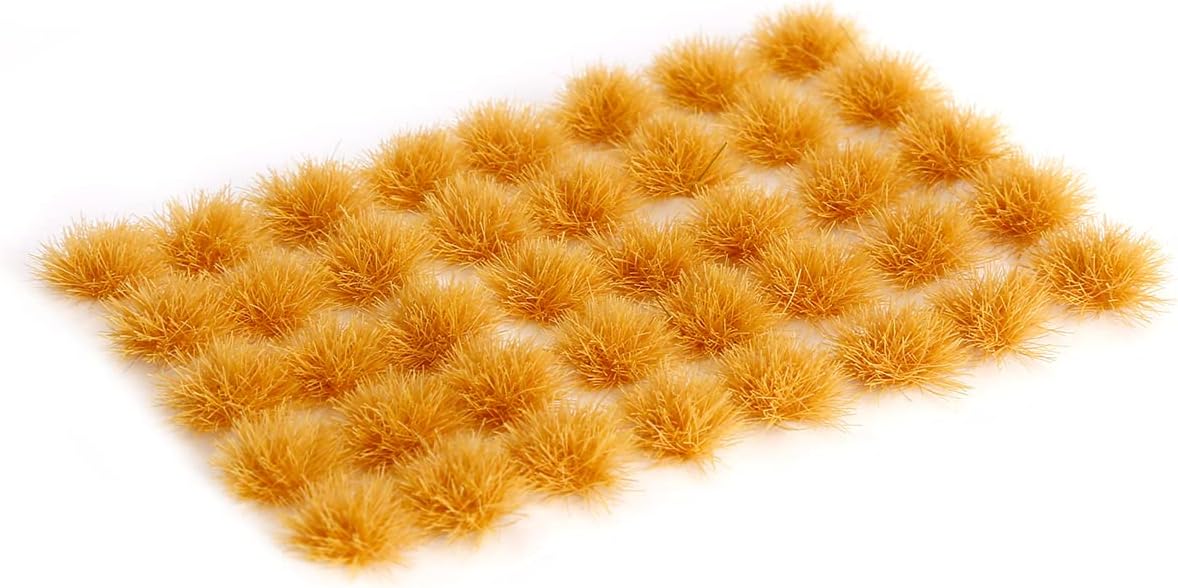 Jucoci Static Miniature Grass Tufts (Winter Withered Grass)