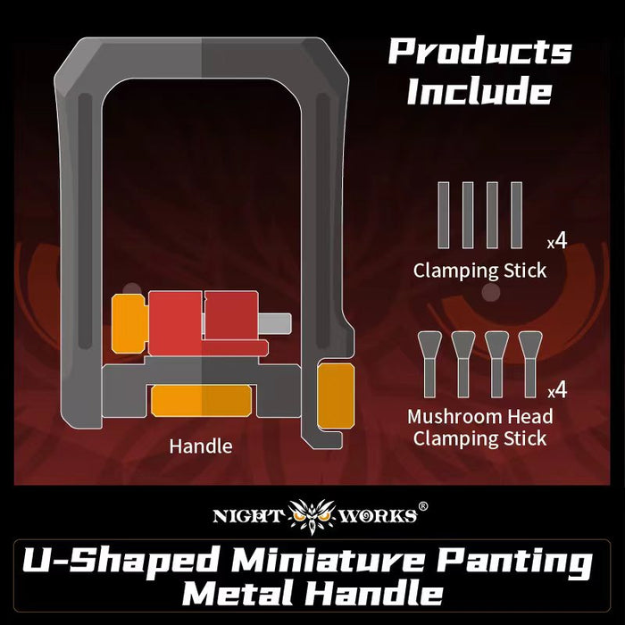 U-Shaped Miniature Panting Metal Handle