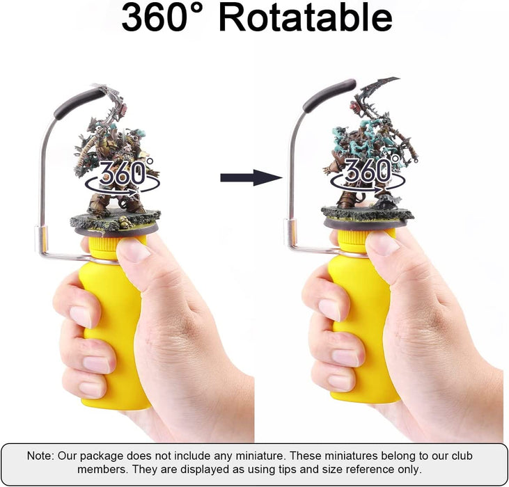 360° Rotatable miniature setting cap allow you to adjust your painting position easily.