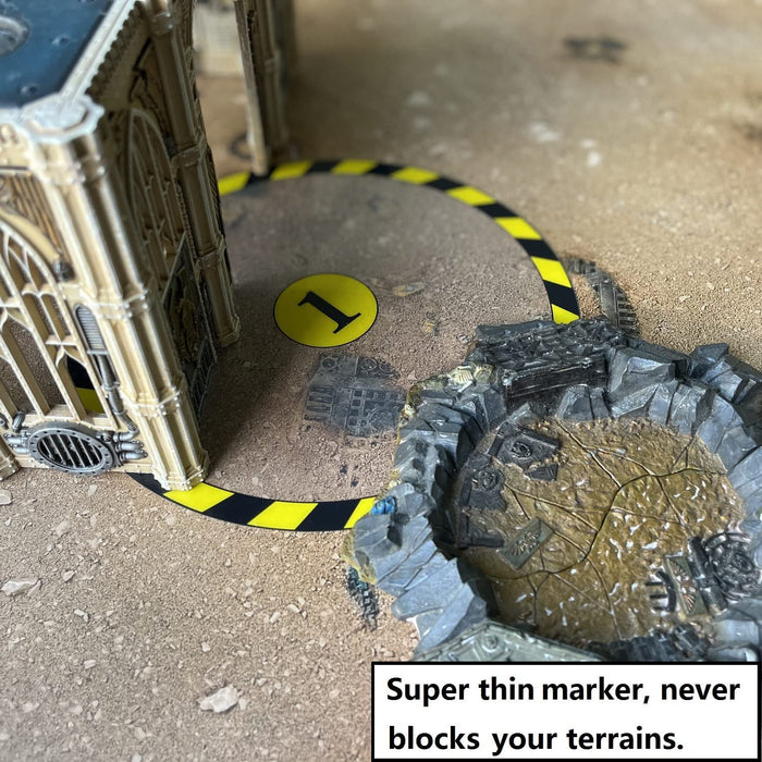 Super thin marker, never blocks your terrains.