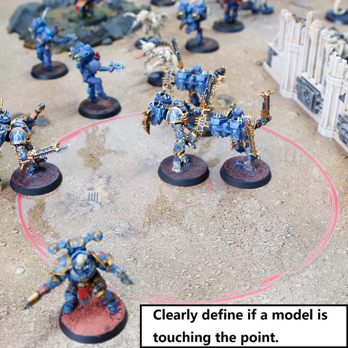 It will help you clearly define if your model is touching the point.