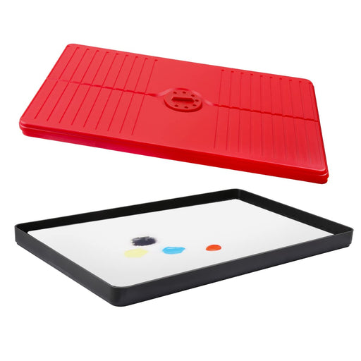 Jucoci Wet Palette Paint Palette for Acrylic Paints (Red).