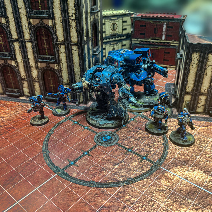 WH40K WTC Tabletop Wargame Terrain Set - 9pcs Battlezone Creation Kit