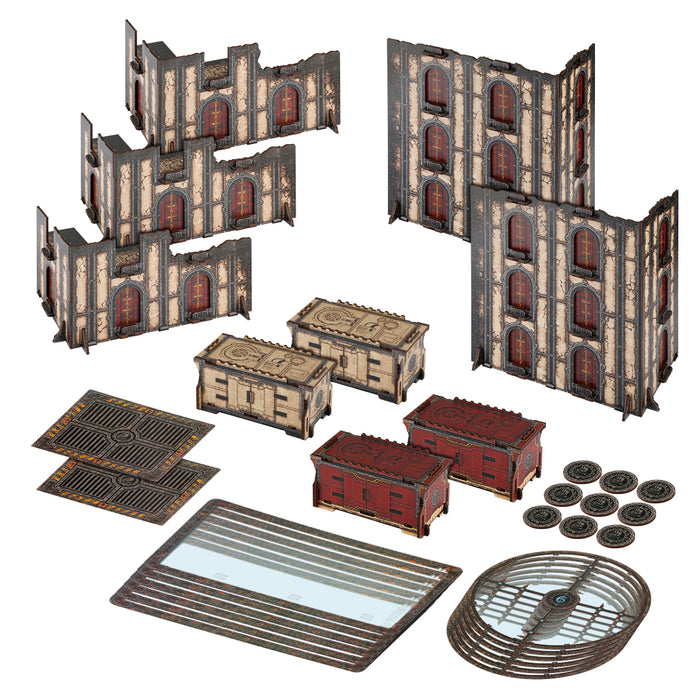 WH40K WTC Tabletop Wargame Terrain Set - 9pcs Battlezone Creation Kit