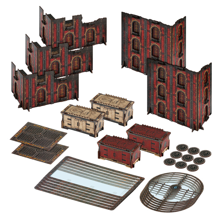 WH40K WTC Tabletop Wargame Terrain Set - 9pcs Battlezone Creation Kit