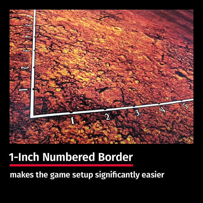 Jucoci Tabletop Wargaming Battlemat 44'' x 60'' (Mars)