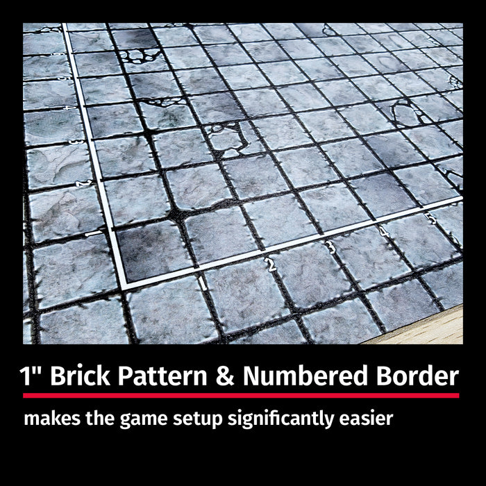 Jucoci Tabletop Wargaming Battlemat 44'' x 60'' (Dungeon)