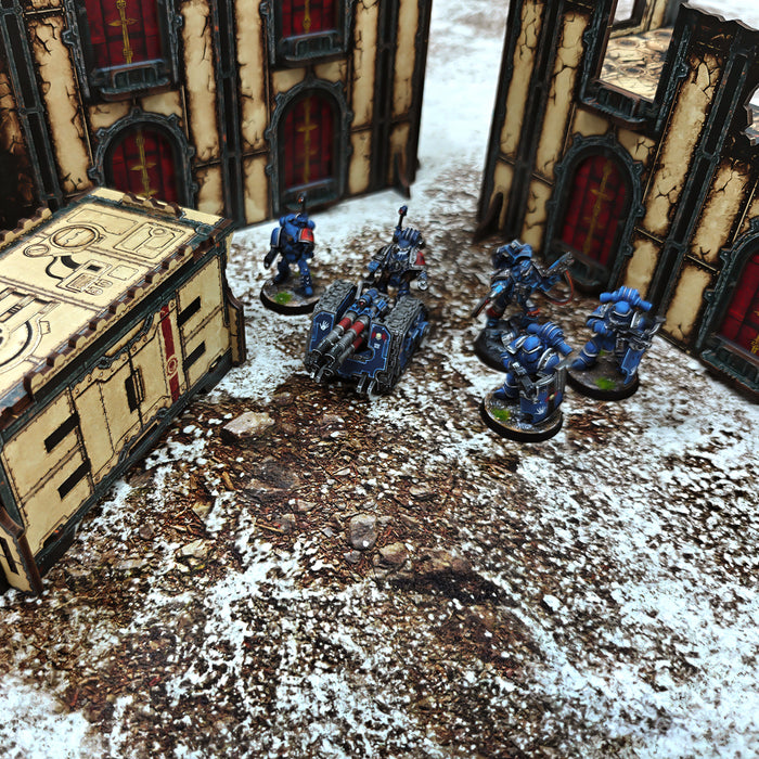 Jucoci Tabletop Wargaming Battlemat 44'' x 60'' (Patchy Snow)