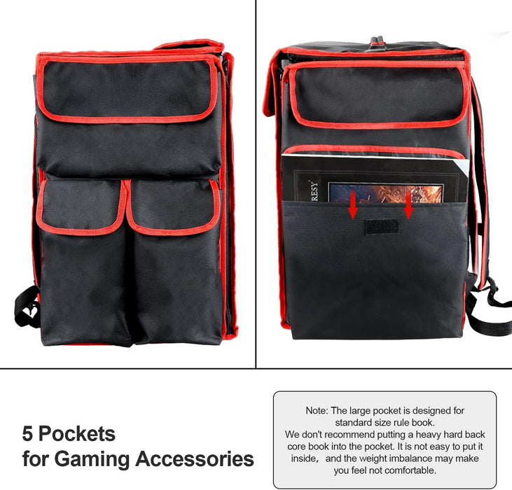 5 Pockets for Gaming Accessories