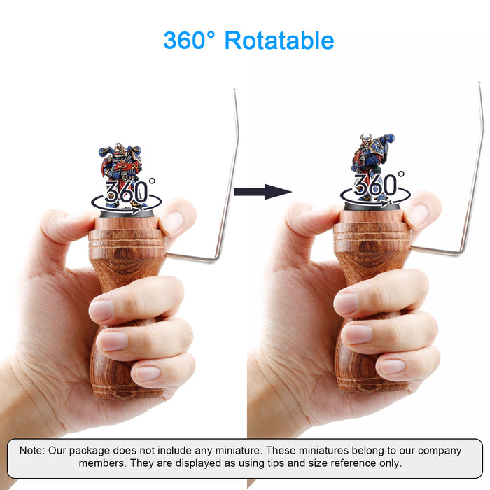 360° Rotatable miniature setting cap allow you to adjust your painting position easily.