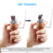 360° Rotatable miniature setting cap allow you to adjust your painting position easily.