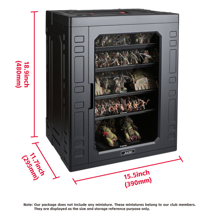 Jucoci ABS Larger Size Miniatures Transport Storage Case