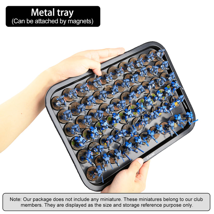Metal tray: Can be attached by magnets.