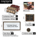 4PCS * Containers(Red)(5*2.5*2.5 INCH)
4PCS * Containers(White)(5*2.5*2.5 INCH)
4PCS * Flat Ruin(6*5 INCH)
12PCS * Ruins Base(12*6 INCH)
18PCS * 40mm Token
