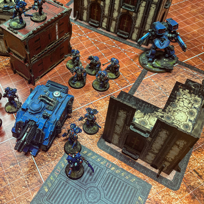 WH40K WTC Tabletop Wargame Terrain Set - 18pcs Battlezone Creation Kit