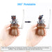 360° Rotatable miniature setting cap allow you to adjust your painting position easily.