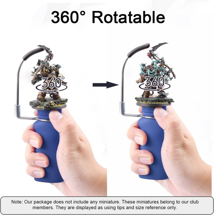 360° Rotatable miniature setting cap allow you to adjust your painting position easily.