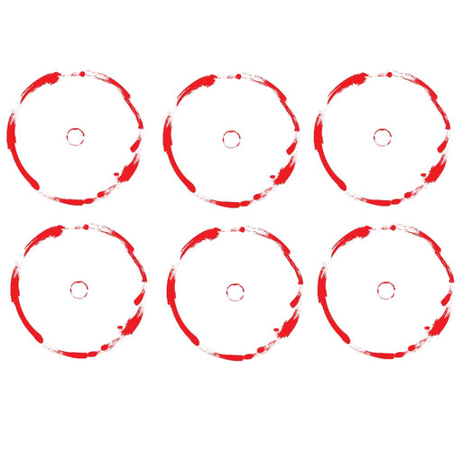 Jucoci Objective Point Markers Compatible with WHAOS Wargame  (Red)