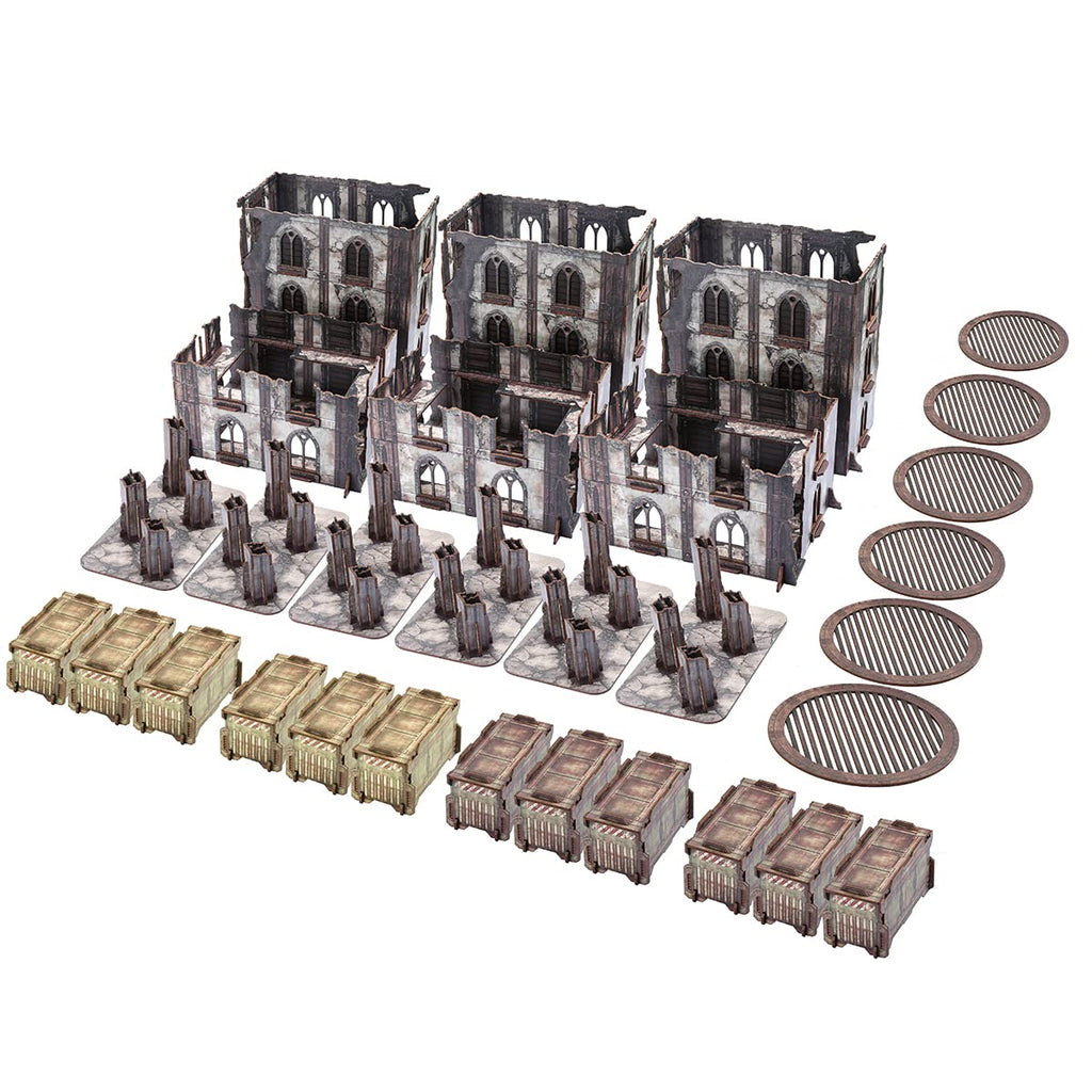 36PCS Battlezone Creation Kit-WH40K 10th Tabletop Wargame Terrain