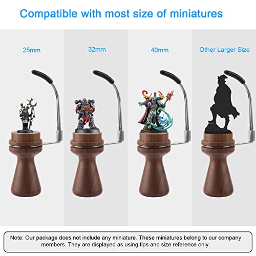 Compatible with most size of miniatures.